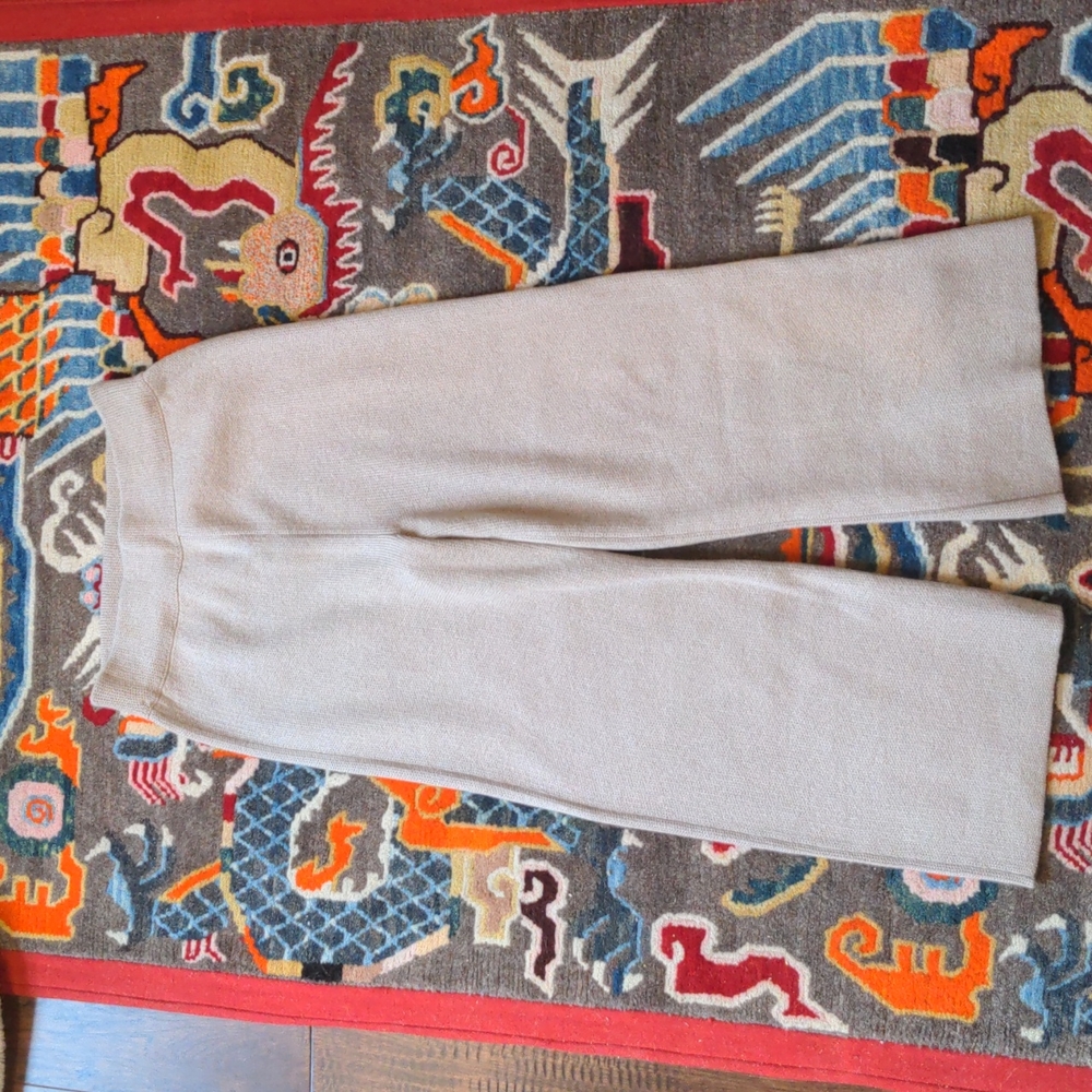 Elegant Cream Women's Pants